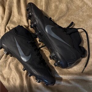 Nike Black and Gray Athletic Cleats